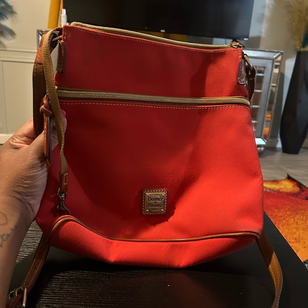 Dooney & Bourke Vibrant Red Crossbody Bag